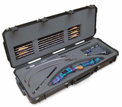 SKB MIL STD Injection Molded Recurve Bow Hard Case Pre-cut Foam Arrows US Made