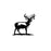 Just Decals Full Body Deer Car Windows Sticker Hunting White Made in US