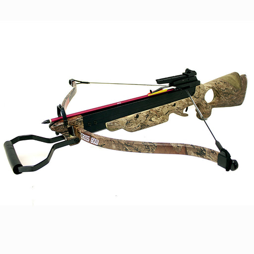 Man Kung 150lb Camo Plastic Stock Recurve Rifle Crossbow - OPEN BOX