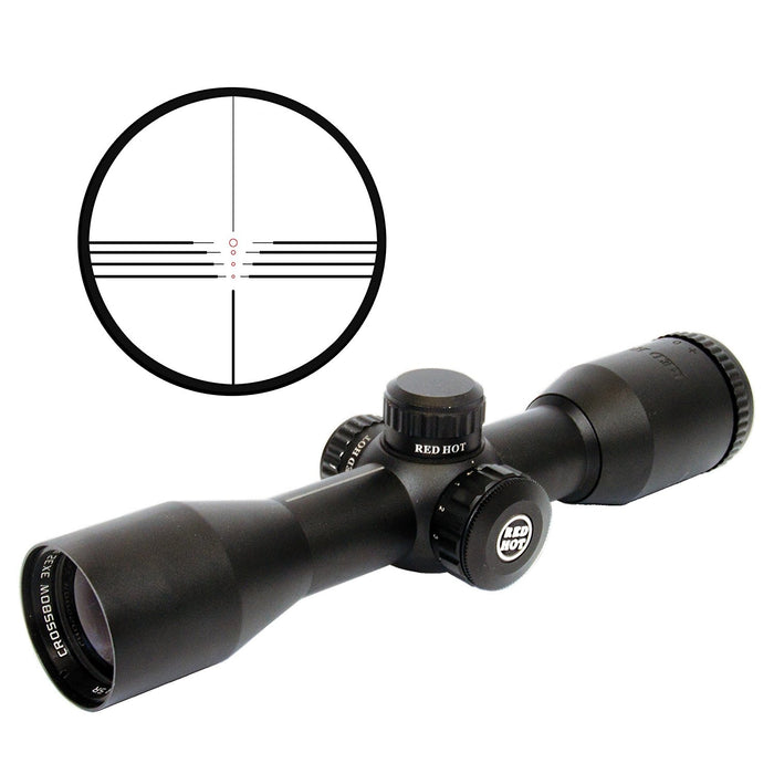 Parker RED HOT 3 x 32 Multi-Reticle Scope