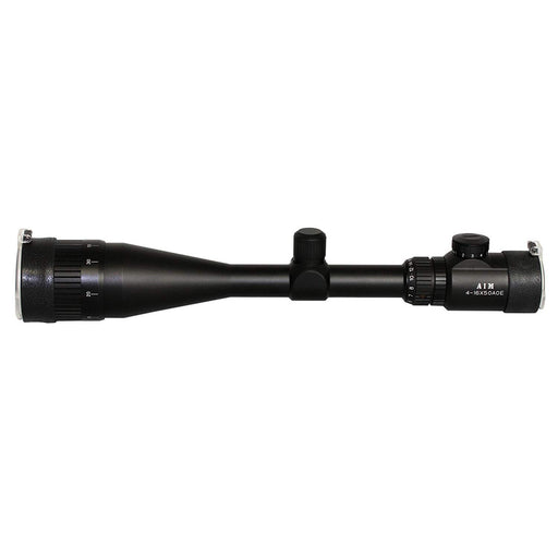 AIM 4-16x50 A.O.E. Dual-Illuminated Mil-dot Scope - Black