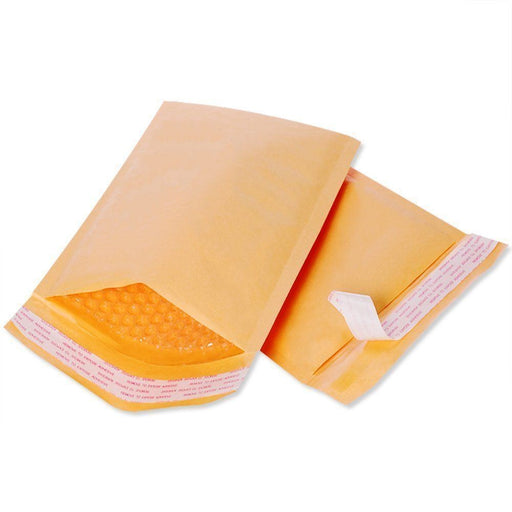 Kraft Bubble Mailers #000 4x6.5 Padded Envelopes (Case of 500)