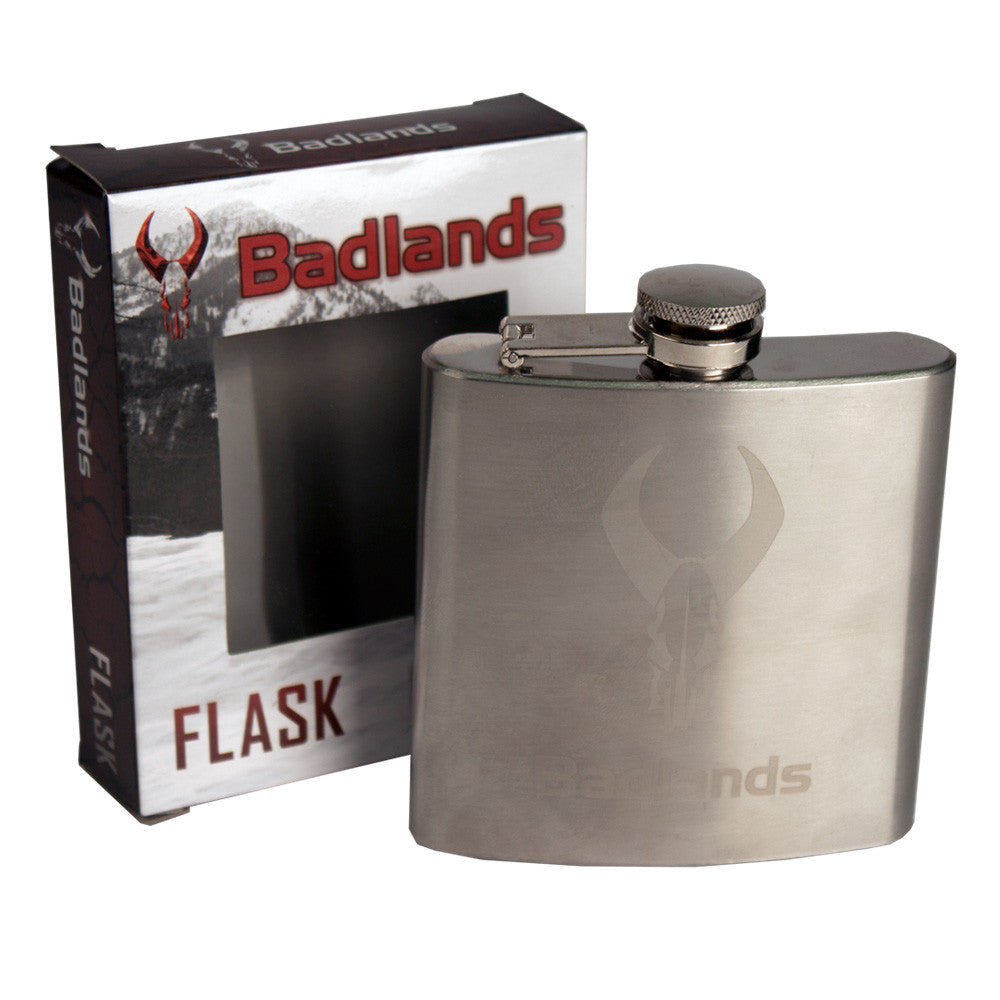 Badlands Stainless Steel Flask