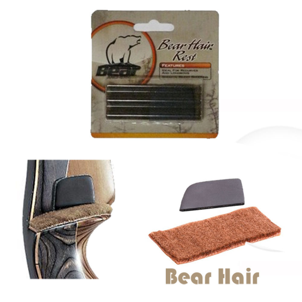 Bear Hair Arrow Rest with Silent Plate Wall Self-adhesive