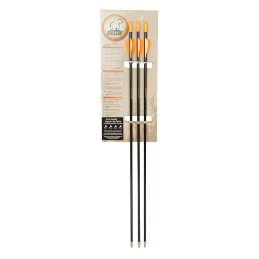 Bear Archery Brave Arrows 3 Per Retail Card