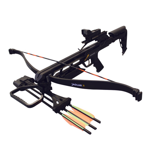 SAS Jaguar II 175lbs Recurve Crossbow Red Dot Scope Package Black - Open Box