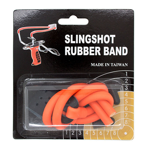 Wizard Slingshot Replacement Rubber Power Bands Orange Color - Open Box