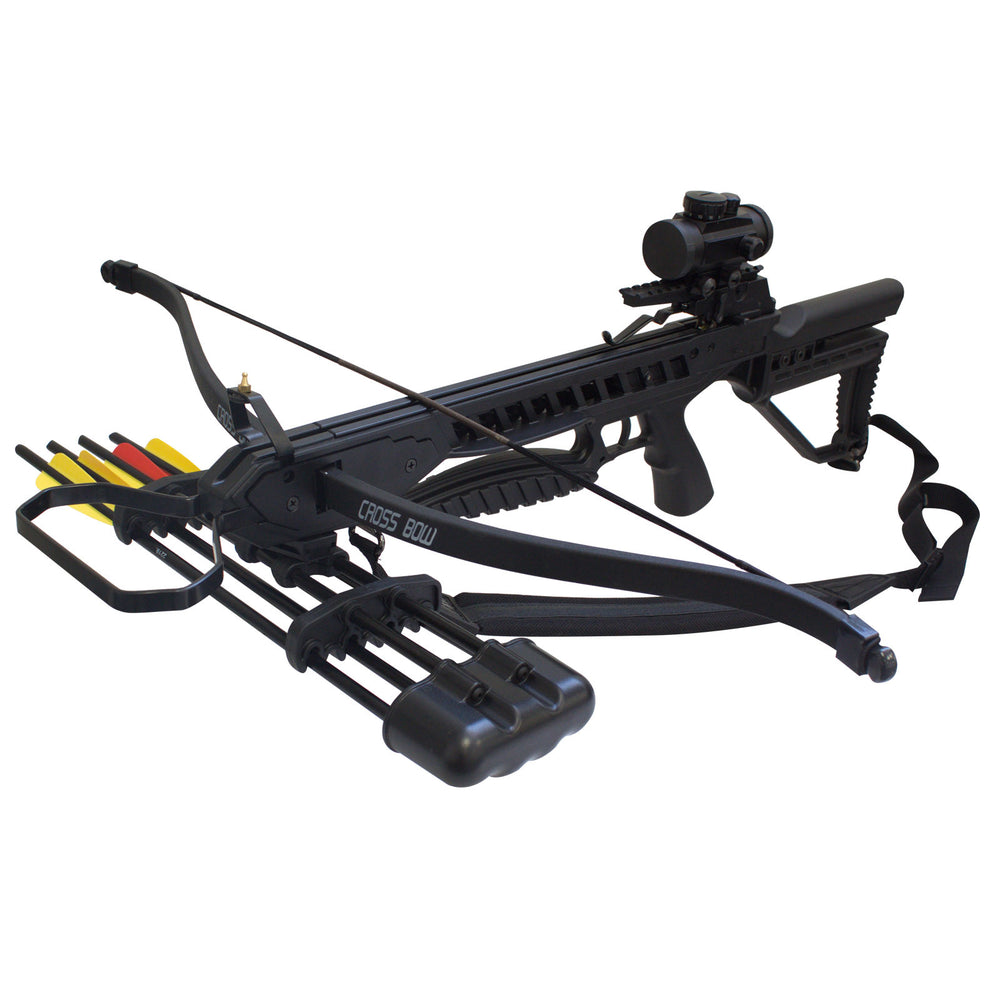 SAS Disturbance 175LBS Recurve Crossbow with 4pcs of 16" alum. bolt - Open Box