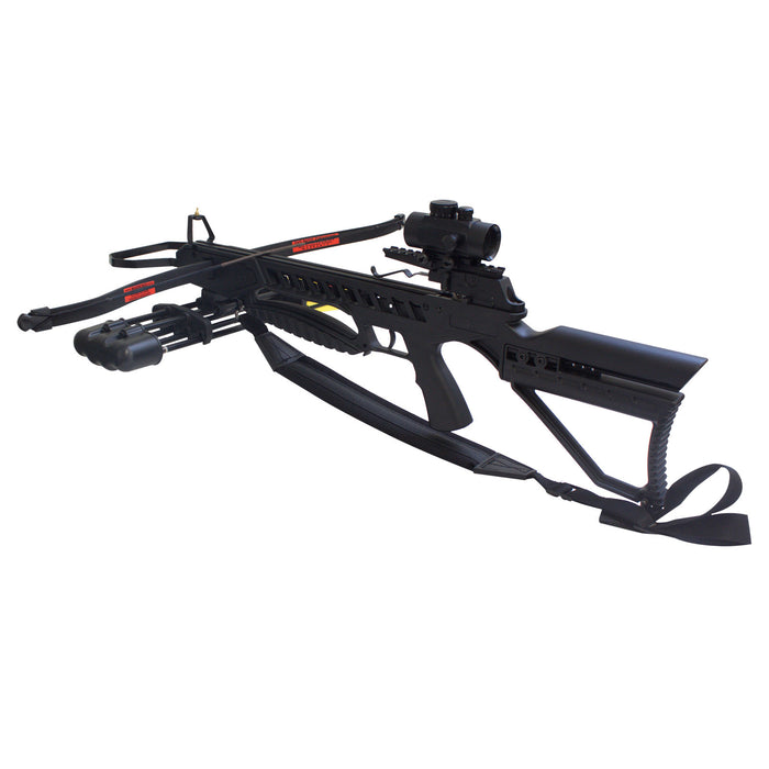SAS Disturbance 175LBS Recurve Crossbow with 4pcs of 16" alum. bolt - Open Box