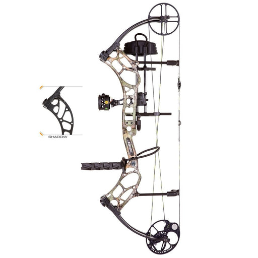 Bear Archery Wild RTH 70# Right Hand Bow Package Shadow Black Series