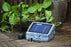 ASC Solar Stone Water Pump Kit with Battery and LED Ring Light - Open Box