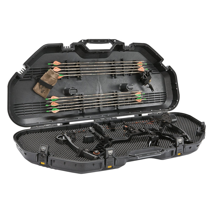 Plano AW All Weather Series Hard Bow Case Polymer - Black and Yellow