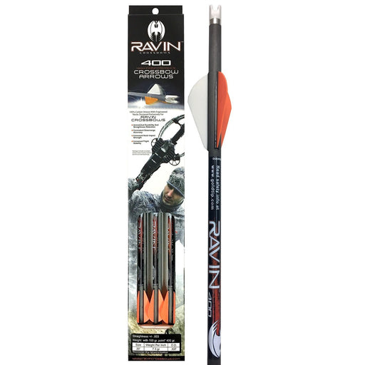 Ravin R139 Carbon Crossbow Arrows 400gr .001 - 6/pack