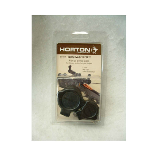Horton SS020 Bushwacker Flip-up Scope Caps for SS047 Mult-A-Range Bow - Black