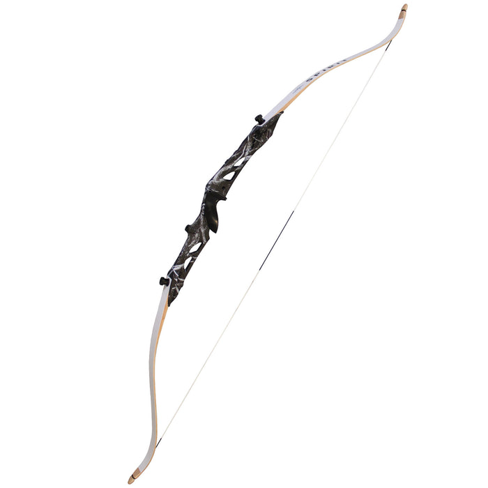 SAS Explorer Metal Riser Takedown Recurve Bow Black Limbs 22lbs - Open Box