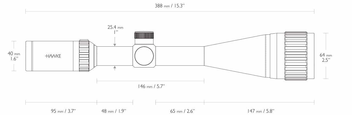 Hawke Sport Optics VANTAGE 4-16×50 AO RIMFIRE .17 HMR