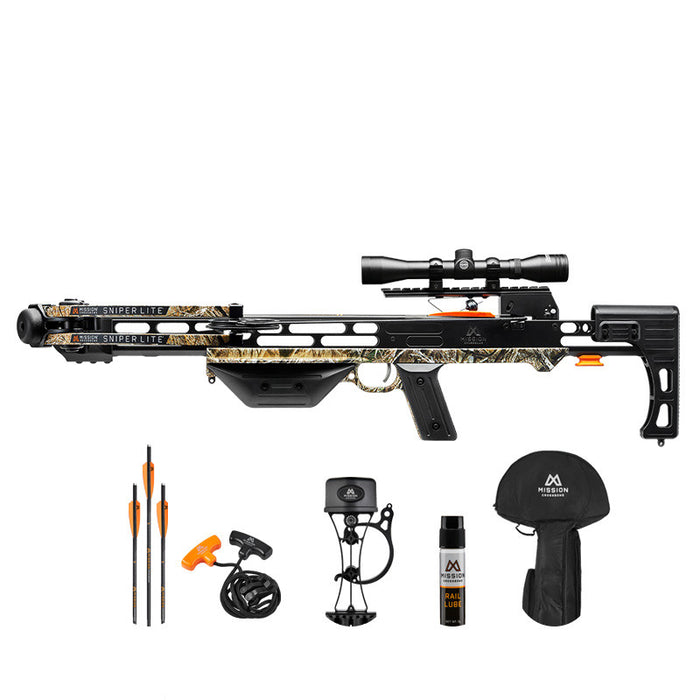 Mathews Mission Sniper Lite Hunting Crossbow Forest Basic Kit