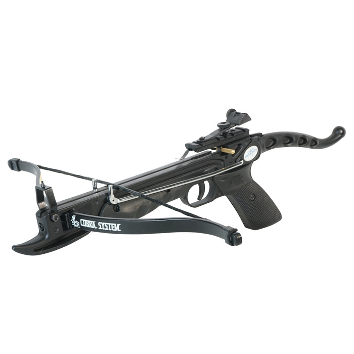 Southland Archery Supply Prophecy 80 Pound Aluminum Self-Cocking Pistol  Crossbow with Cobra System Limb with 3 Arrows