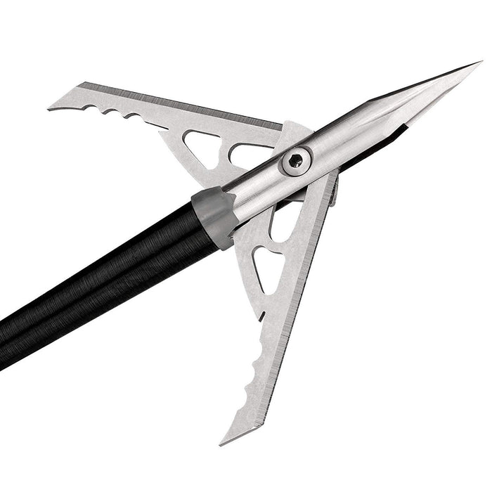 Rage Hypodermic Trypan Titanium Broadhead 100 Grain 2" Cut - 3 Pack