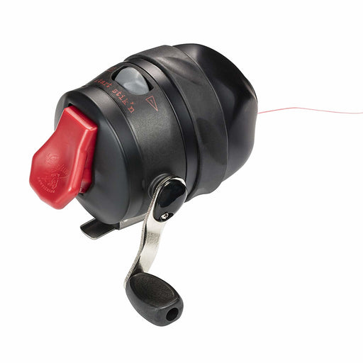 Muzzy 1097 XD Bow Fishing Reel with 150 line Installed & Extended Hood