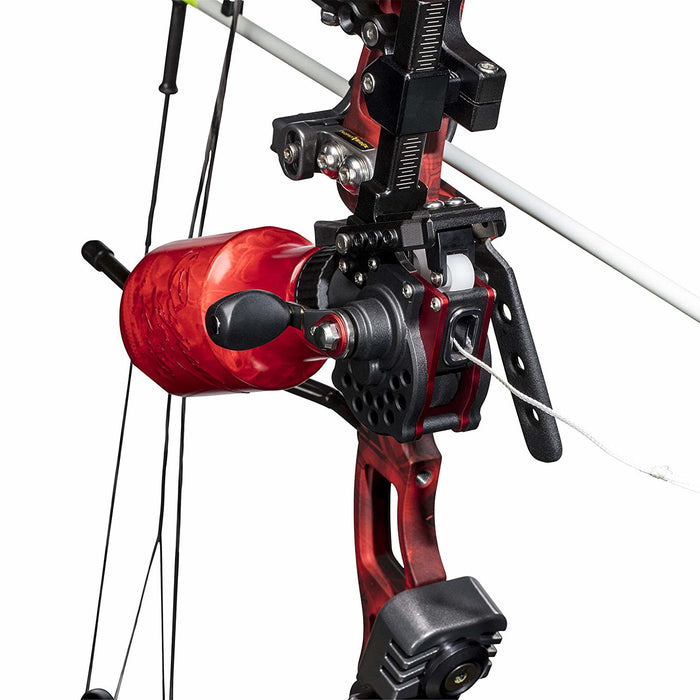 Cajun Winch Pro Bowfishing Reel Vertical and Horizontal Adjust on Any Bow- LH/RH