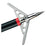 Hypodermic Trypan Crossbow Arrow Archery Titanium 100 Grain Broadhead - 3 Pack