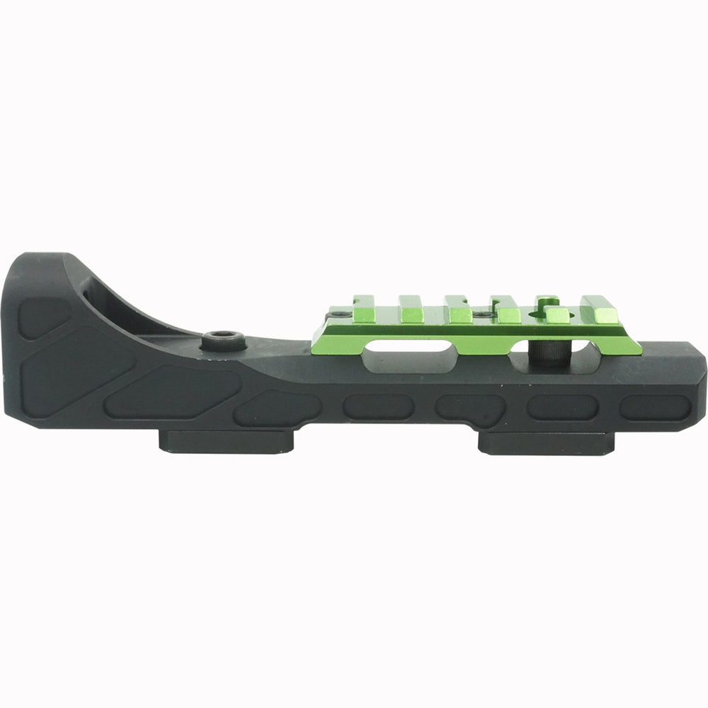 Muzzy Bowfishing Aluminum Tac Rail Reel Seat - Gray/Green —  /TheCrossbowStore.com