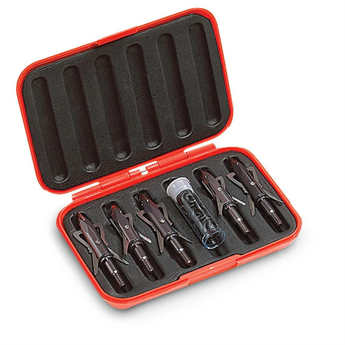 Rage Outdoors Rage Cage Broadhead Travel Case Red Color