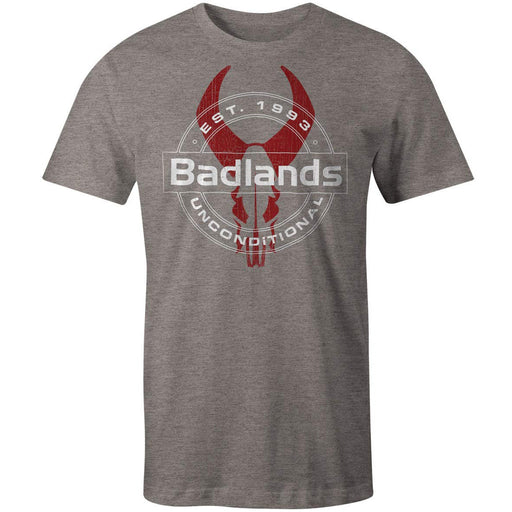 Badlands Men's Unconditional Short-Sleeve Tee Gray