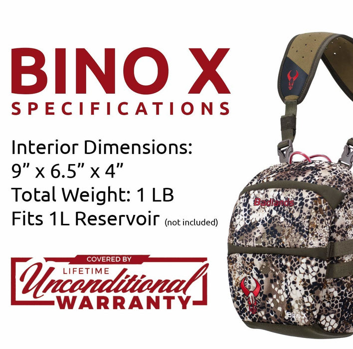 Badlands Camouflage Tactical Bino X Hunting Binocular Case- Hydration Compatible