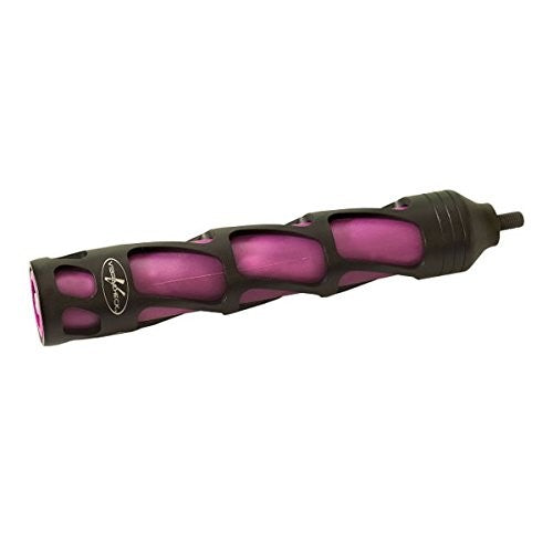 PSE Vibracheck Spire 5" Archery Stabilizer - Black/Purple