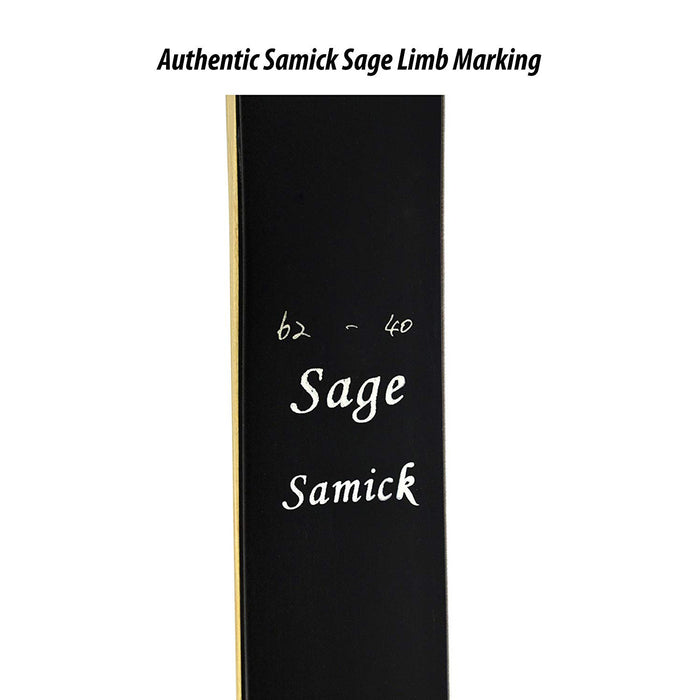 Samick Sage Bow Limbs Only Takedown Recurve Youth Adult Original Wood - Open Box