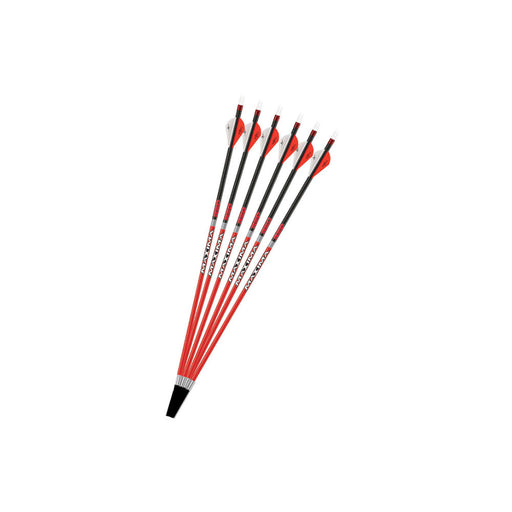 Carbon Express Maxima RED Fletched Carbon Arrow w/ Dynamic Spine Control 6 pack