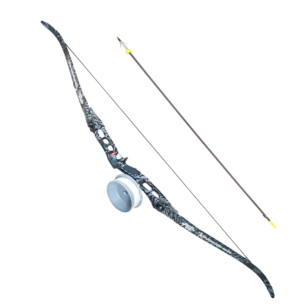 PSE Kingfisher All-Season Camo Bowfishing Recurve Bow Package Right Handed 60"
