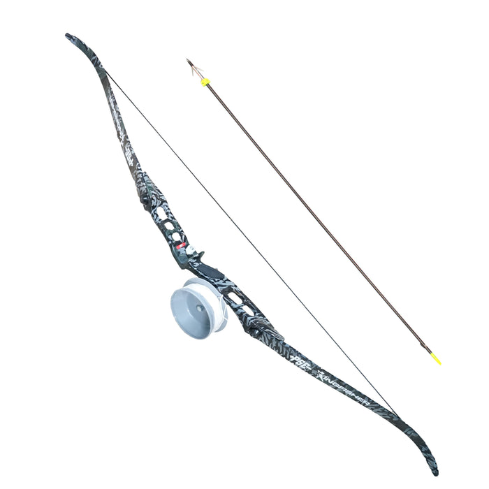 PSE Kingfisher All-Season Camo Bowfishing Recurve Bow Package Right Handed  60