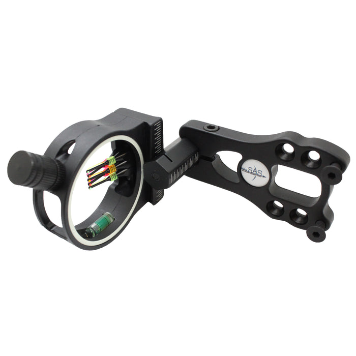 SAS 5-Pin .029 Fiber Optics Archery Bow Sight with LED Sight Light - Open Box