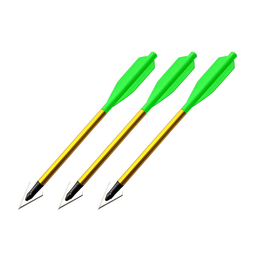 BOLT Crossbows Broadhead Hunting Bolts for Pistol Grip Crossbows 3/pac —  /TheCrossbowStore.com