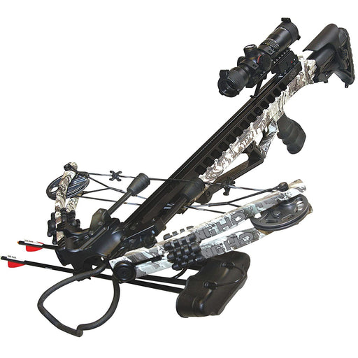 PSE Fang HD Crossbow Package 405 FPS with Quiver and Arrows - TrueTimber Viper
