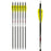 Ten Point Pro Elite 400 Carbon Crossbow Arrows 20" with Alpha-Nocks- 3 or 6/Pack