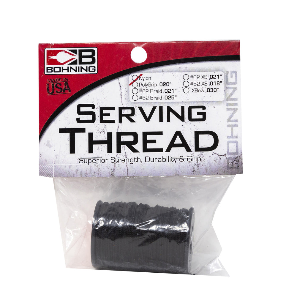 Bohning Serving Thread Bow String Serving .018" Diameter Nylon - Black