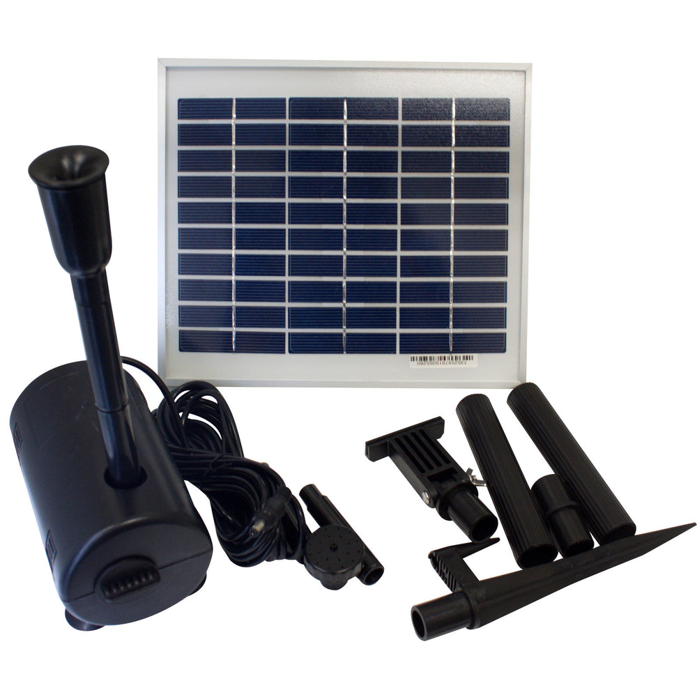 ASC 5 Watts Solar Water Pump Kit for Fountain/Pond Daytime Version - Open Box