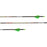 Carbon Express Adrenaline XSD Hunting Arrows 350 Black/Green Color - 6/Pack