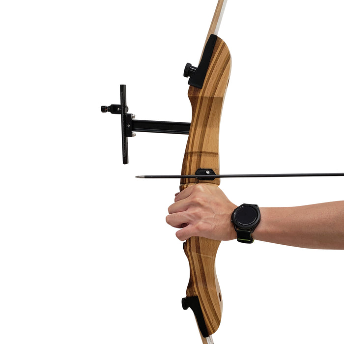 SAS Archery Recurve Bow CNC Target Sight T Shape Adjustable Aluminum Takedown