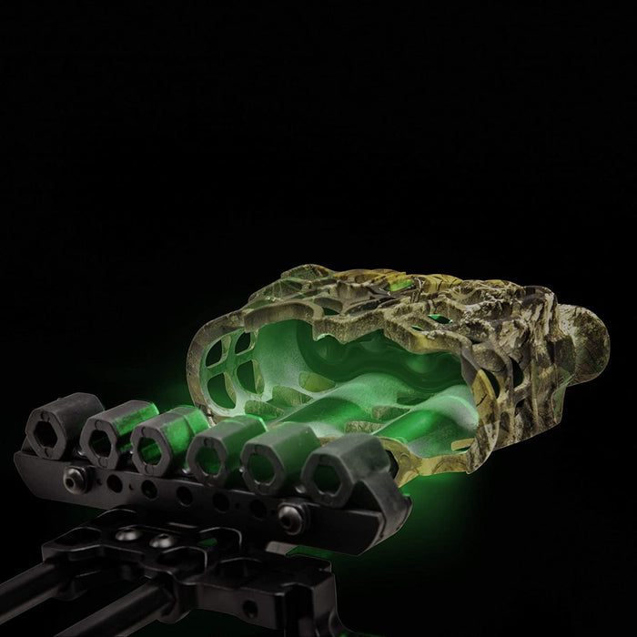 Trophy Ridge Hex Light 5-Arrow Quiver Built-in LED lights - Realtree Edge