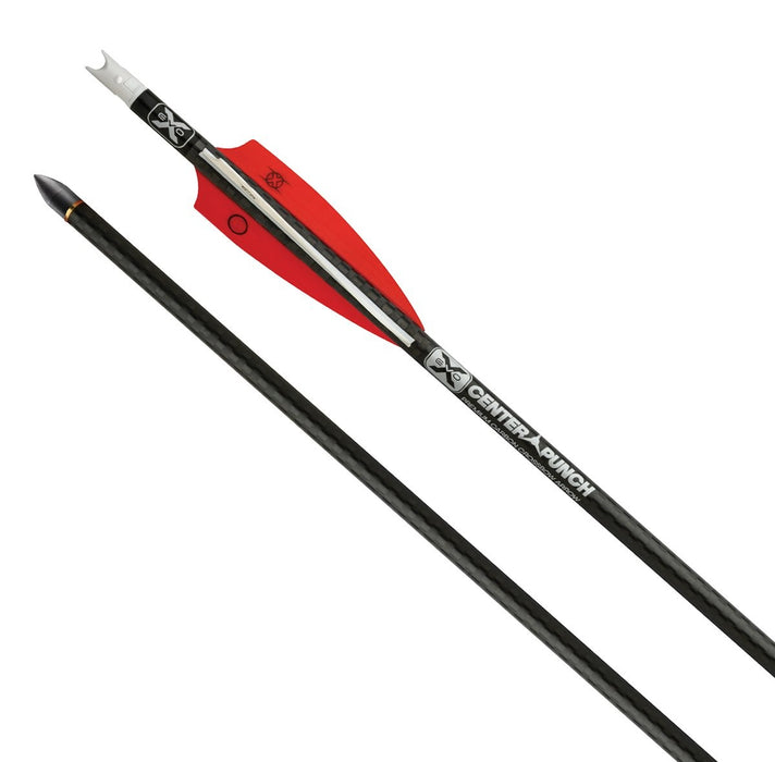 TenPoint EVO-X CenterPunch Carbon Arrows w/ Alpha-Nocks .001" 20" - 6/Pack