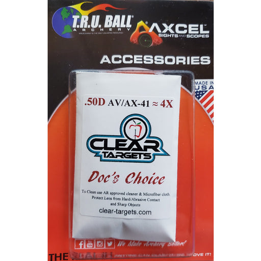 Tru Ball Axcel Clear Target Doc's Choice Lens - 4 Power/6 Power