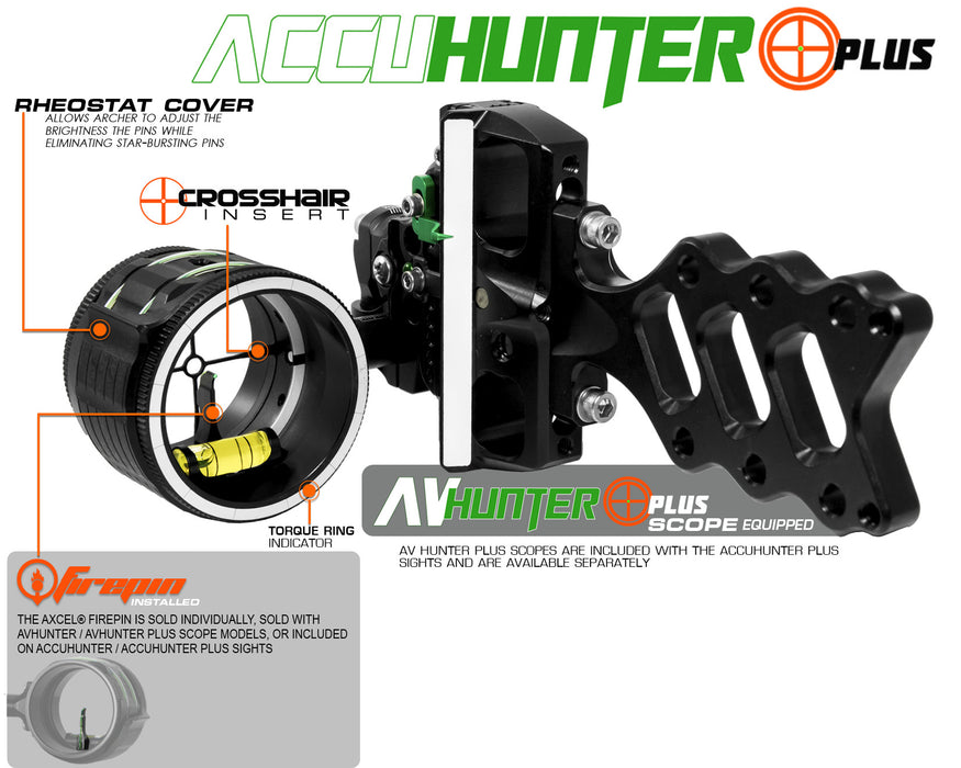 TruBall Axcel Accuhunter Plus Sight 1 Pin T-Connector/Rheostat/Torque/Crosshair