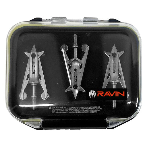 Ravin Broadhead Case Holds 6 Broadheads with Durable Clear Covers