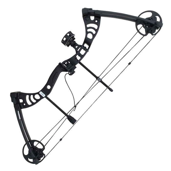 SAS Scorpii 55lbs Bow Kit w/ Arrow Rest, Sight, Release, Arrows Black - Open Box