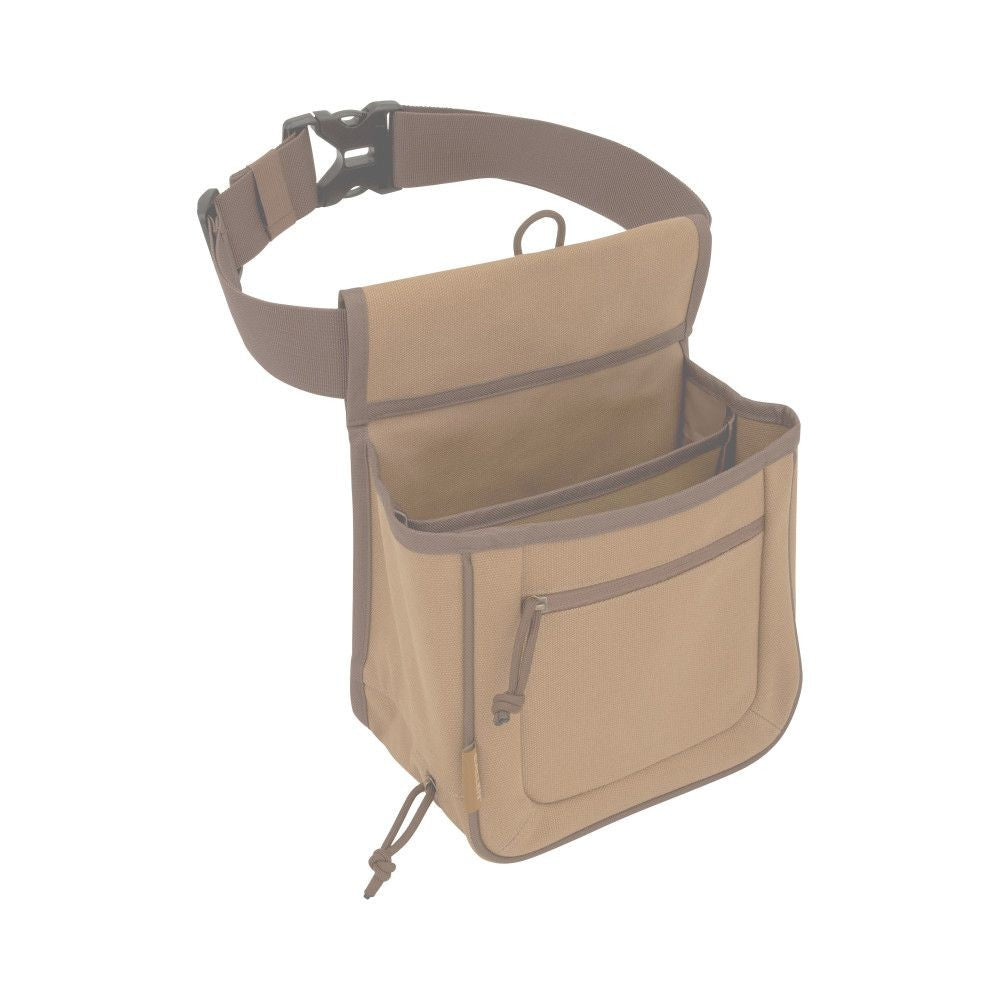 Allen Company Rival Double Compartment Shell Bag & 52" Waist Belt - Tan